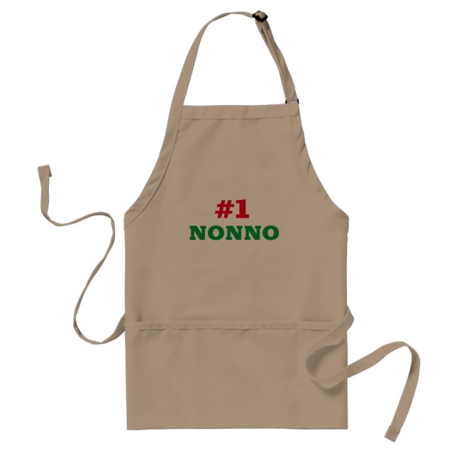 #1 NONNO Vuxen Apron Förkläde (Framsidan)