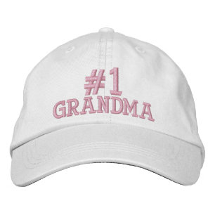 #1 Nummer 1 Mormor Embroiderad kap Broderad Keps