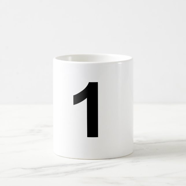 1 nummer ett kaffemugg (Center)