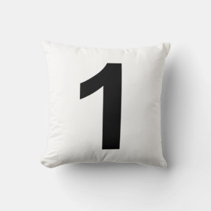 1 nummer ett kudde