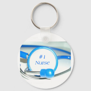 #1 Nurse Keychain Nyckelring