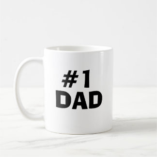 #1 Pappa Anpassad Foto Fars Dag Present Kaffemugg