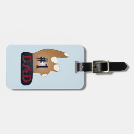 #1 Pappa Ebony Teak Bagagebricka