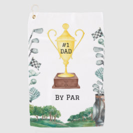 #1 Pappa efter Par Golf Towel