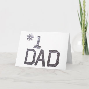 #1-Pappa-Fars dag-bandkort Kort