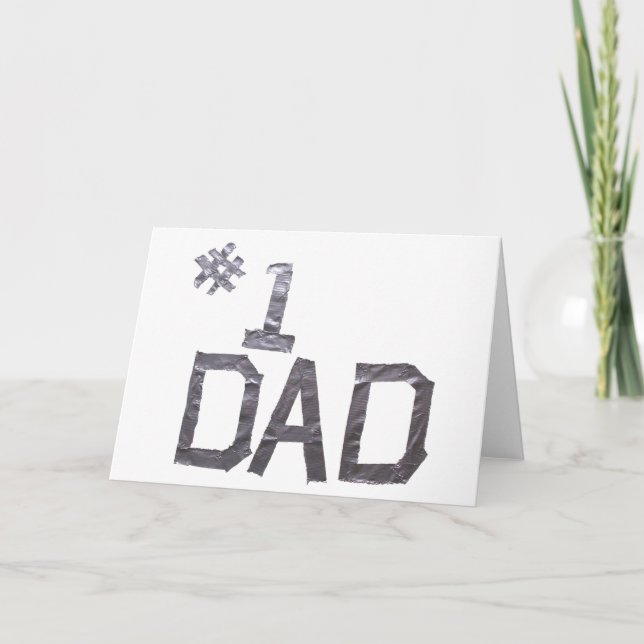 #1-Pappa-Fars dag-bandkort Kort (Framsida)