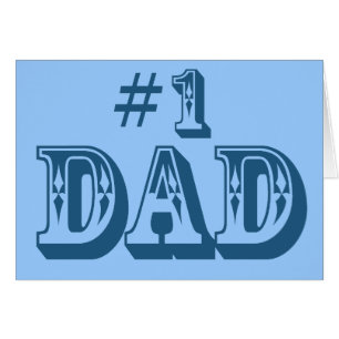 #1 Pappa Hälsningskort