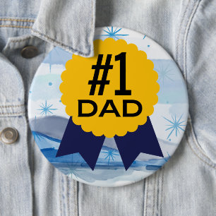 #1 Pappa-kolossal 6 tum rund Knapp