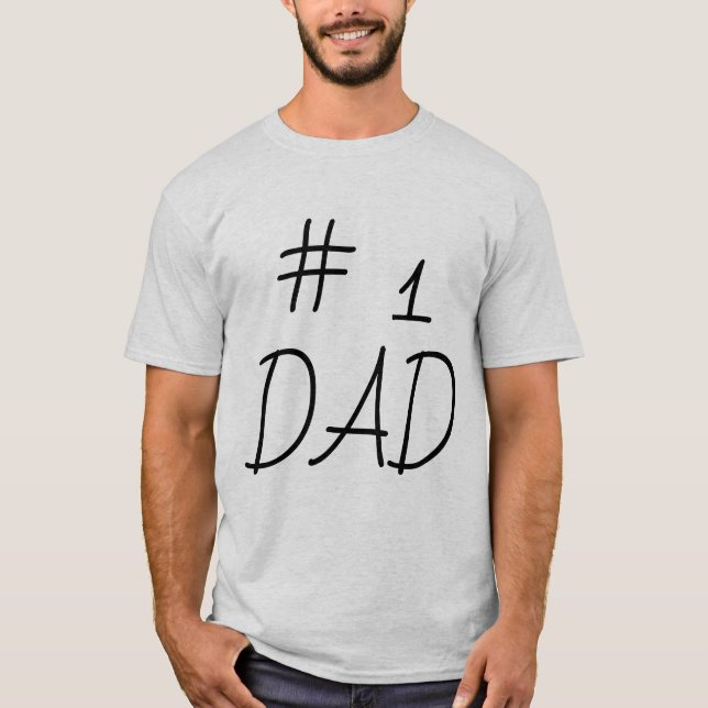 # 1 Pappa Shirt - Lusnyj Far Gift T (Framsida)