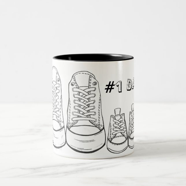 #1 Pappa Sneakers Fars dag Shoe Sneaker pappa Mugg (Center)