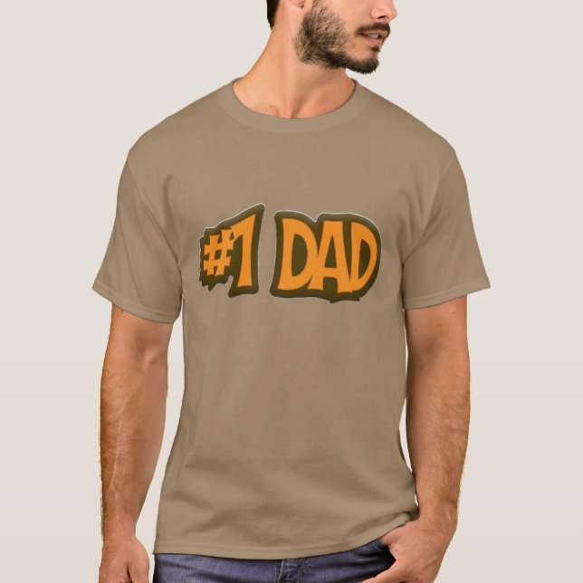 #1 Pappa T Shirt (Framsida)