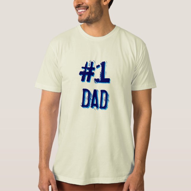 #1 Pappa T-Shirt (Framsida)