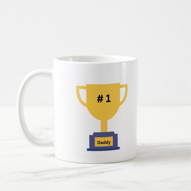 #1 Pappa Trophy Kaffemugg (Vänster)