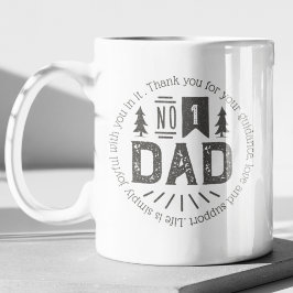 #1 Pappa Vintage Fars dag Kaffemugg