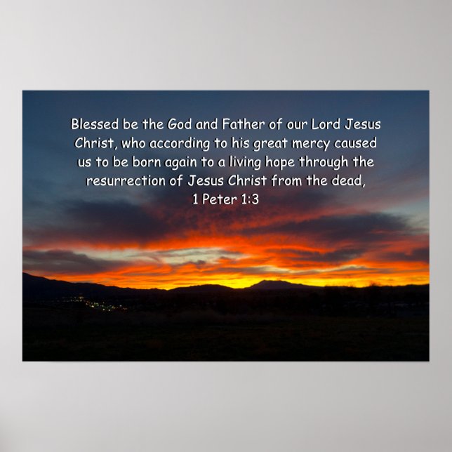 1 Peter 1:3 Poster (Framsidan)