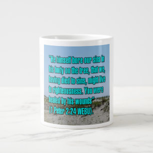 1 Peter 2:24 WEBU Mugg Jumbo Mugg