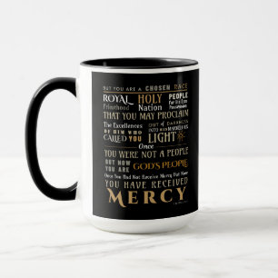 1 Peter 2:9-10 Scripture Mugg