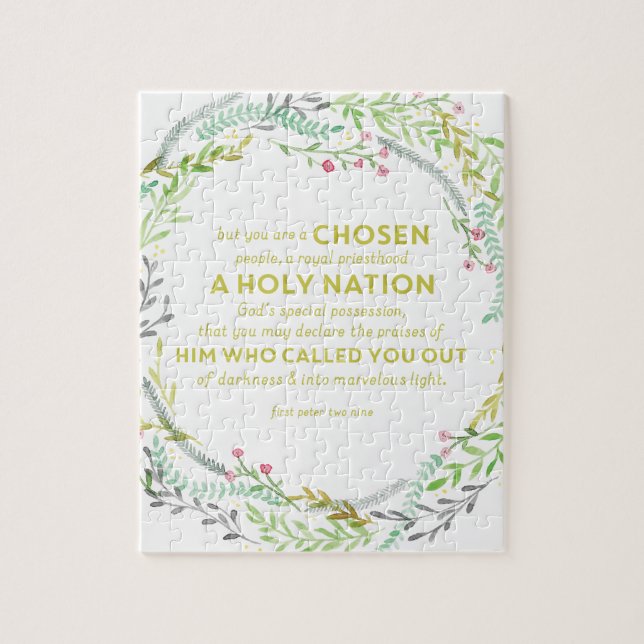 1 Peter 2:9 Pussel (Vertikal)