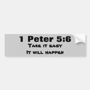 1 Peter 5:6 Det kommer att hända Bildekal