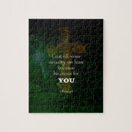 1 Peter 5:7 Uppmjukande bibelversot Pussel