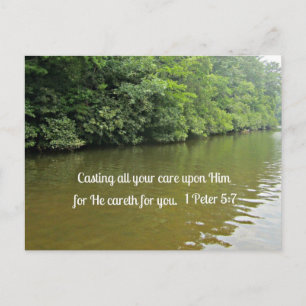 1 Peter 5:7 Vykort