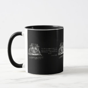 1 Peter 5:8 KJV Bible Verse Two-Tone Mugg