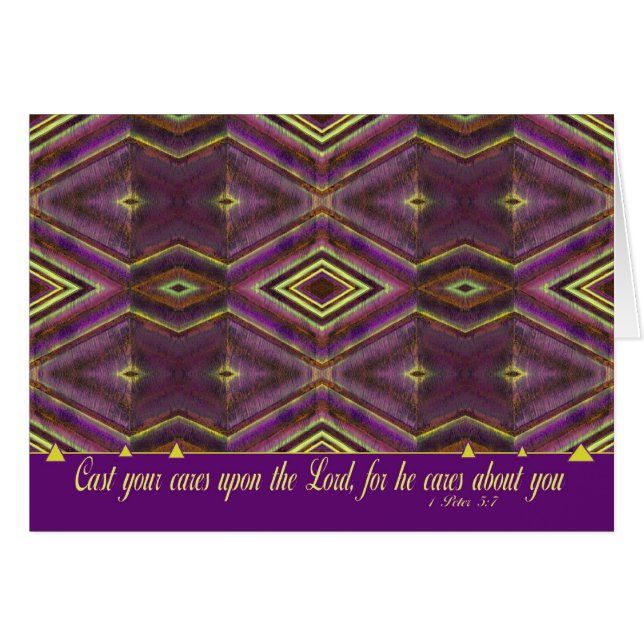 1 Peter bibelVerse Hälsningskort (Framsidan Horizontal)