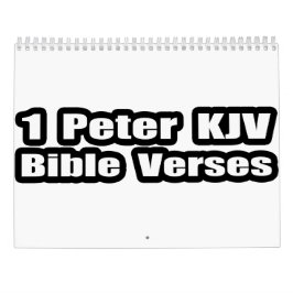 1 Peter KJV Bible Verses Citat Kalender