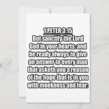 1 Petrus 3:15 KJV Bibelvers