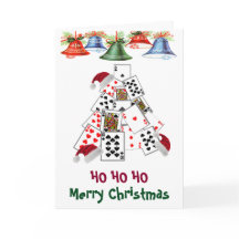 1 poker-spelare till ett annat Las Vegas-julkort