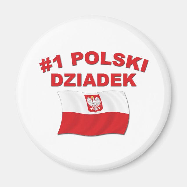 #1 Polski Dziadek Magnet (Framsidan)