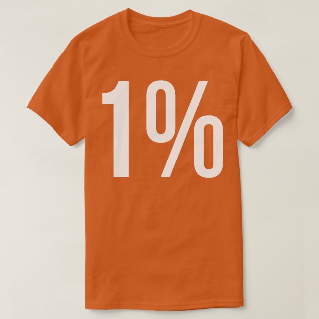1 procent t shirt (Design framsida)