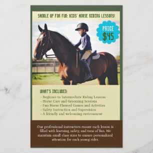 1 QR-kod + barnhäftande klass Flyer