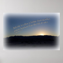 1 Samuel 15:22 Sunset White Gräns