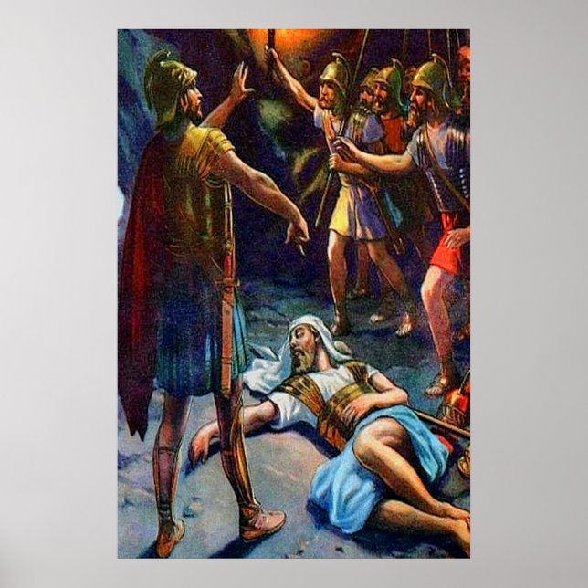 1 Samuel 24 David Spares Saul's Life poster (Framsidan)