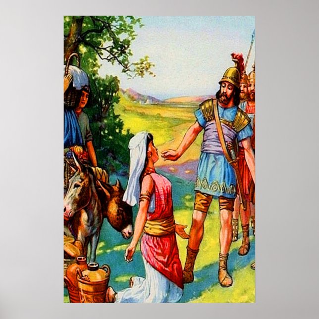 1 Samuel 25 Abigail poster om förlåtelse (Framsidan)