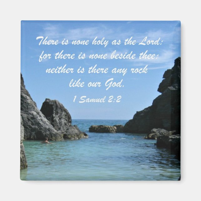 1 Samuel 2:2 Magnet (Framsidan)