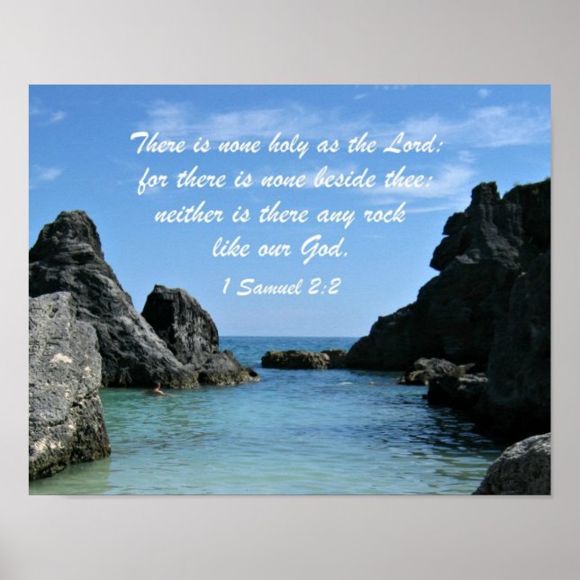 1 Samuel 2:2 Poster (Framsidan)