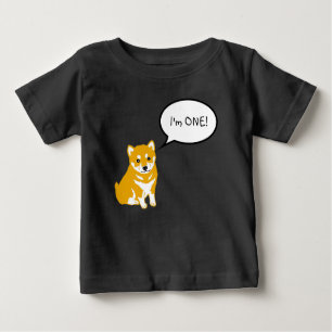 1 Shiba Inu Tal Bubble 2 Black Baby Tee