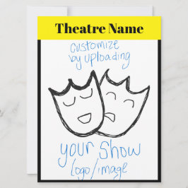 1-sidesprogram (tillgängligt för omedelbar nedladd inbjudningar