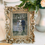 1 sidofoto för Bröllop QR-Bordsnumret för raming Fototryck<br><div class="desc">Lägg till en personlig som avslutar beröring till dekorationer för bröllopsmottagning med bordsnumren för anpassningsbar foto och QR-kod. Dessa ensidiga 4 x 6-fotoavtryck är inte kardstock och måste placeras i ramar. Bild och all text i den här mallen är enkla att anpassa. Byt "fånga kärlek" till "smekmånadsfond", "speciellt tack", "meny",...</div>