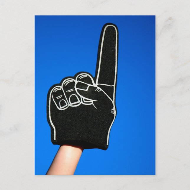 #1 Skum Finger Vykort (Framsida)