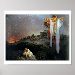 #1 Slaver i deras ursprungliga hemland, Mucha Poster