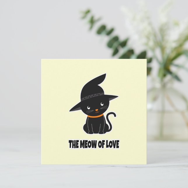 1.Söt, söt, svart kattkött från kärlek (Stående Fram)