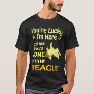 1 Stannade hemma med min beagle T Shirt
