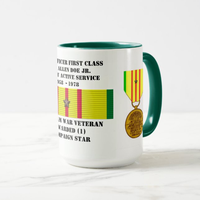 1 STAR SAILOR VIETNAM KRIG MUGG (Framsida höger)
