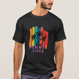 1️⃣ Summer Vibes – Feel the Heat 2️⃣ Summer Vibes  T Shirt