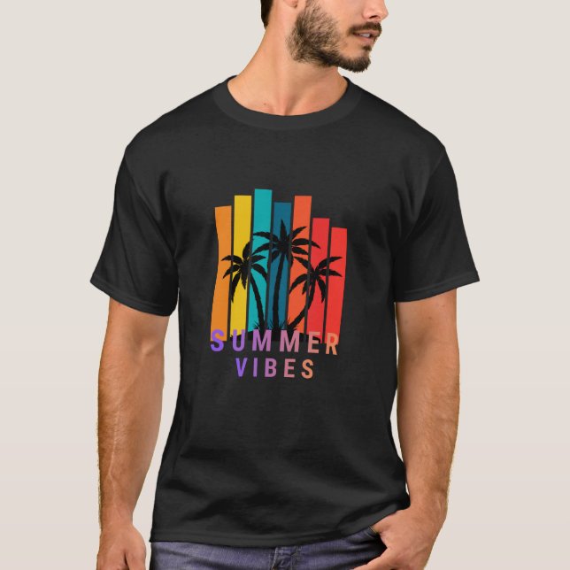 1️⃣ Summer Vibes – Feel the Heat 2️⃣ Summer Vibes  T Shirt (Framsida)