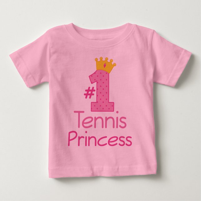 #1 Tennis Princess Tee (Framsida)