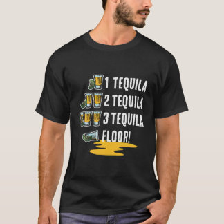 1 Tequila 2 Tequila 3 Tequila Golv Cinco De Mayo T Shirt